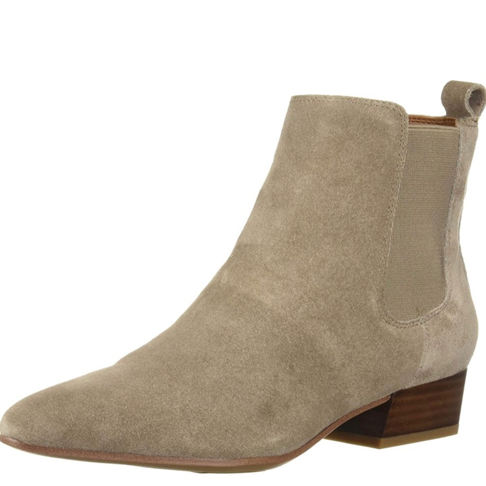 New Franco Sarto suede Chelsea booties